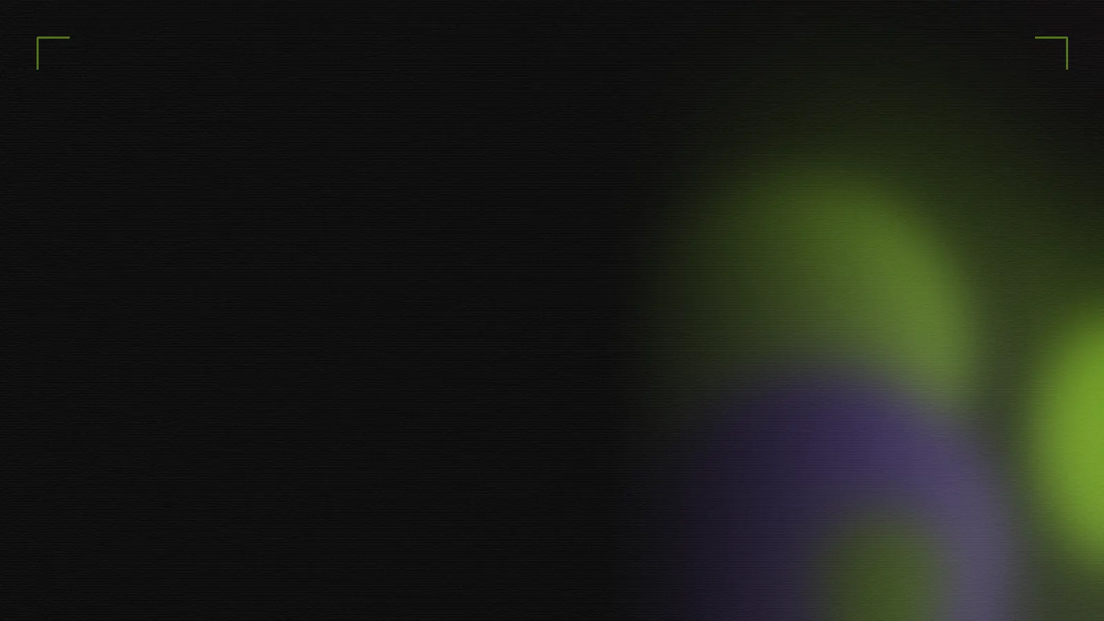 Green bloom pattern with pink accent on a dark PELORA brand ground