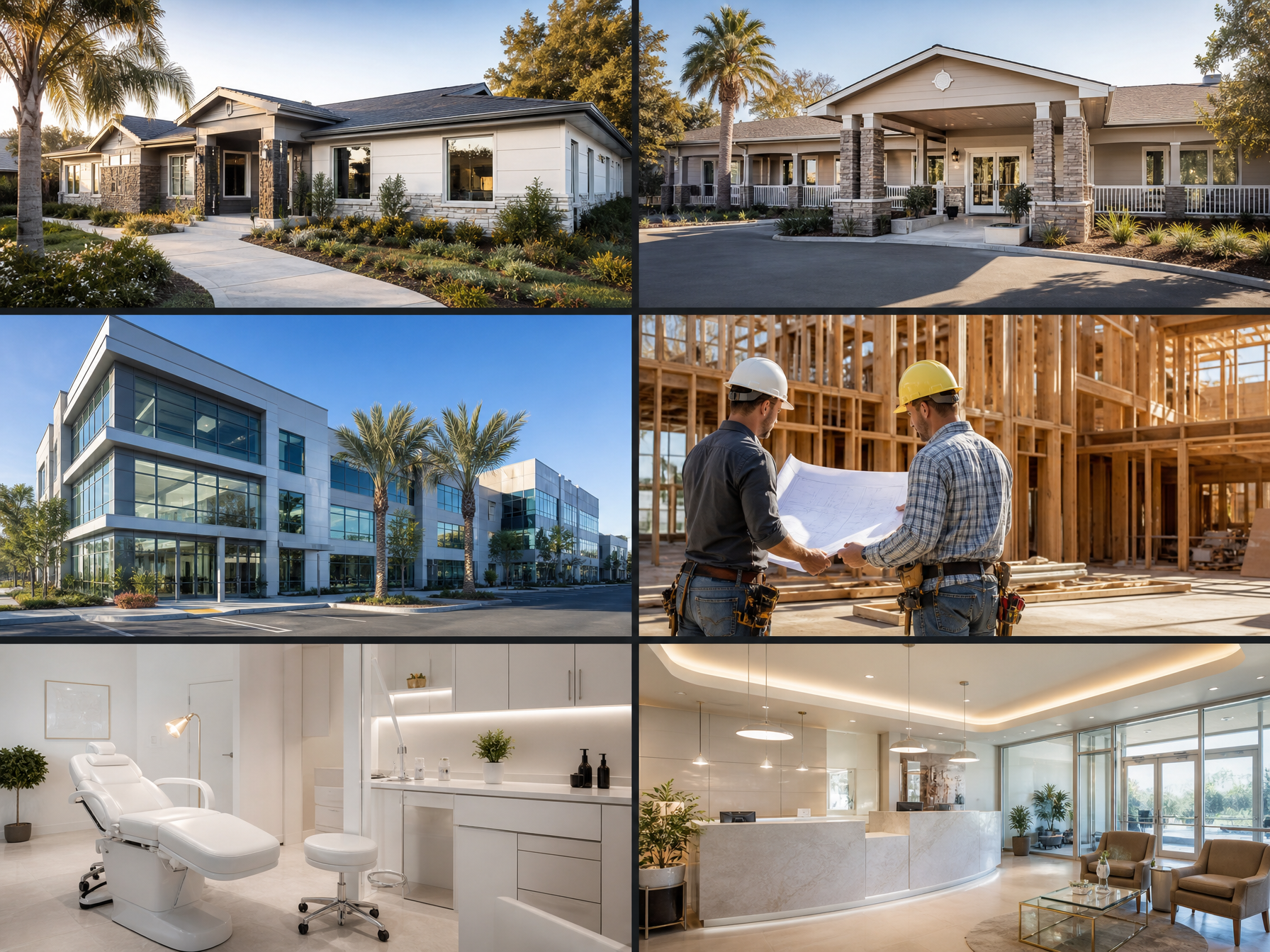 Business verticals: behavioral health, construction, real estate, medical clinics