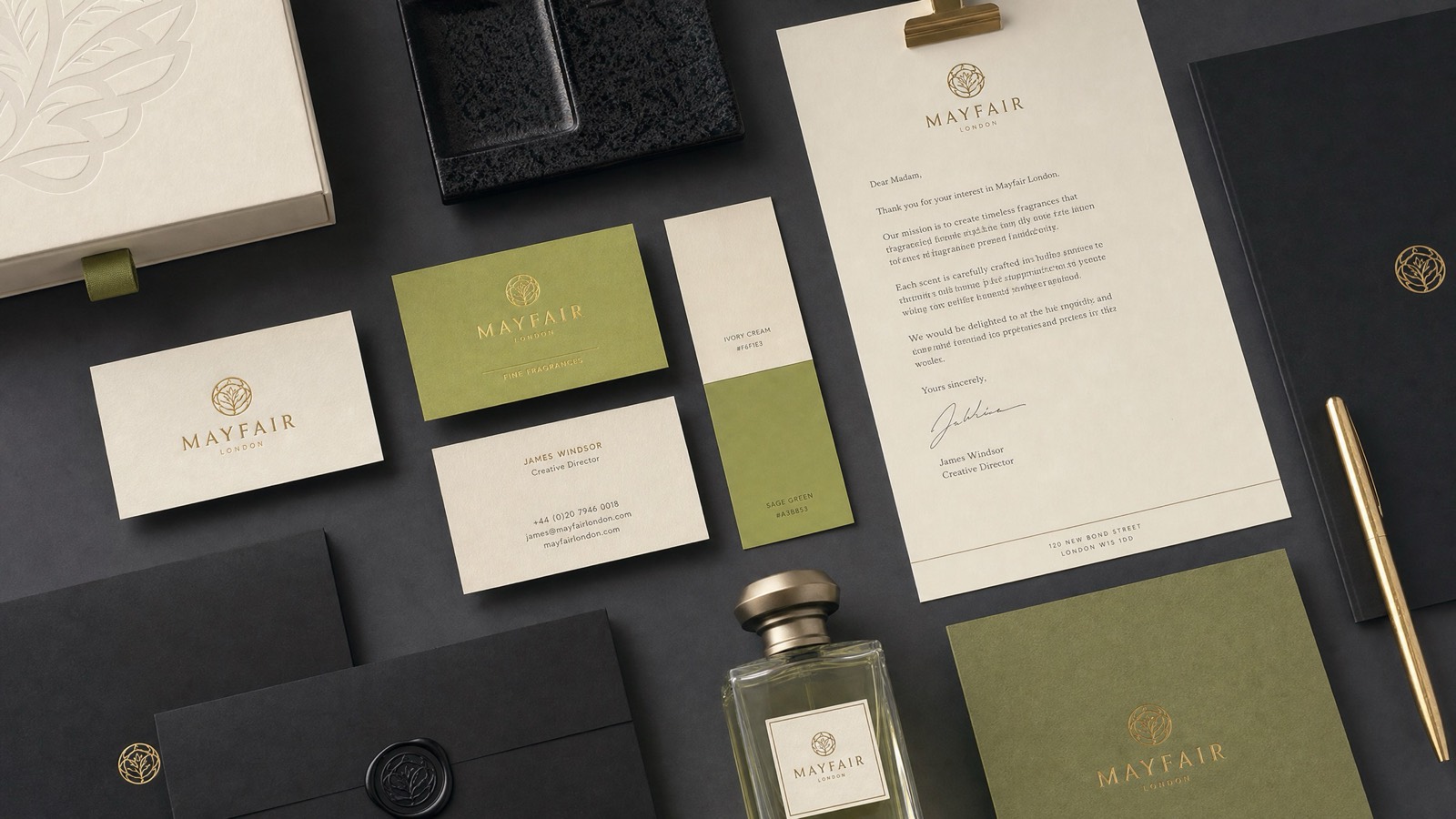 Branding and visual identity for a premium concierge nursing brand